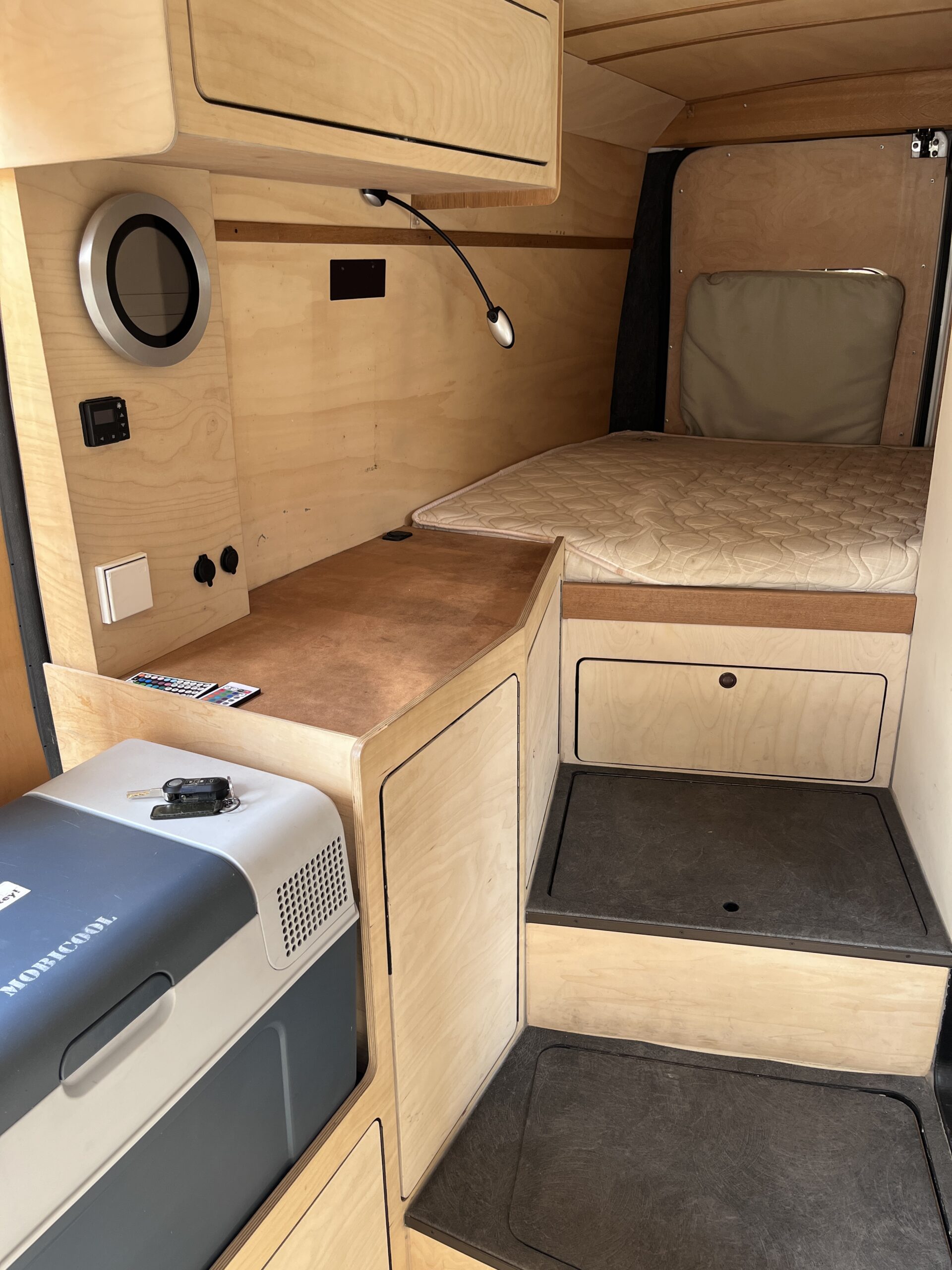interior of carvan