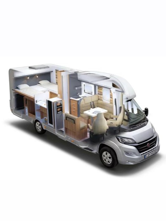 Adria Coral XL 670 motorhome interior layout