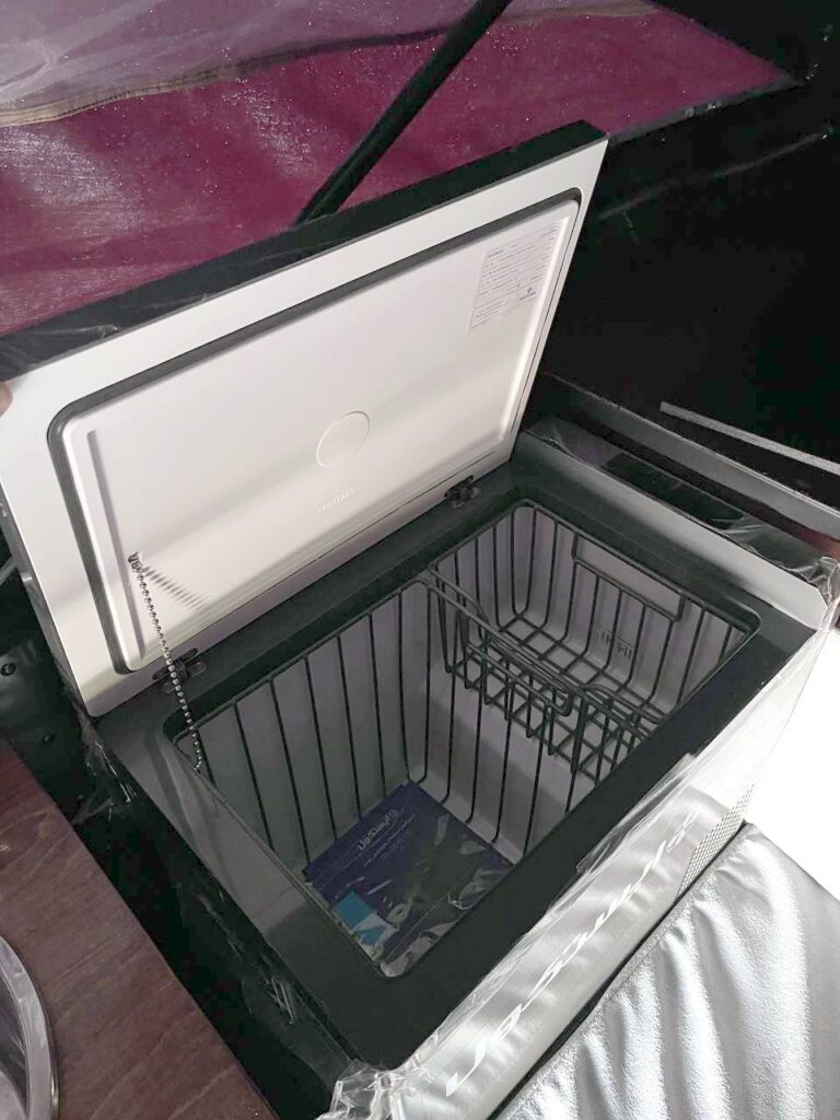 Simorgh truck camper fridge