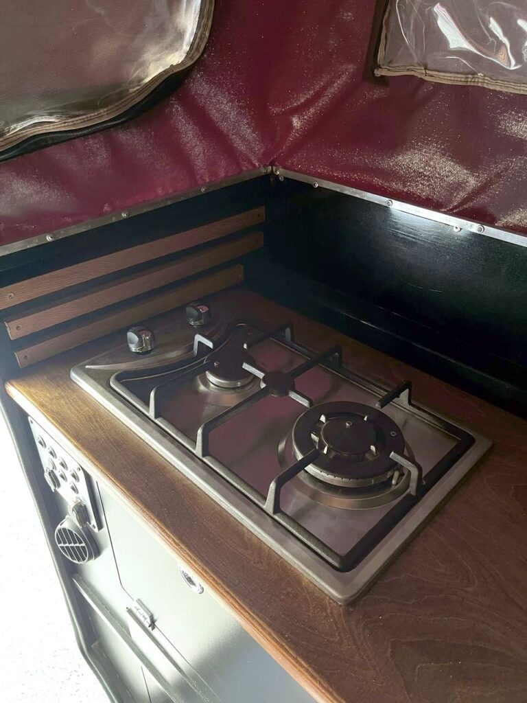 Simorgh truck camper 2-burner gas stove